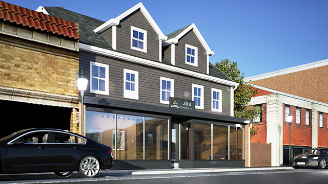 A commercial renovation in New London, Connecticut