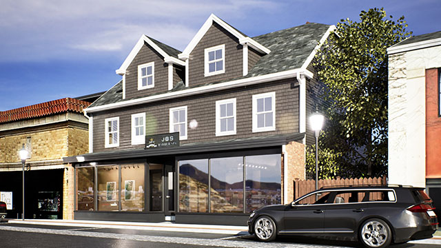 A commercial renovation in New London, Connecticut