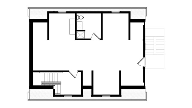 Floor Plan of an Office Renovation in New London, Connecticut