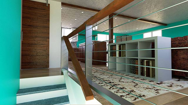 Interior rendering of a house in Bolton, Connecticut