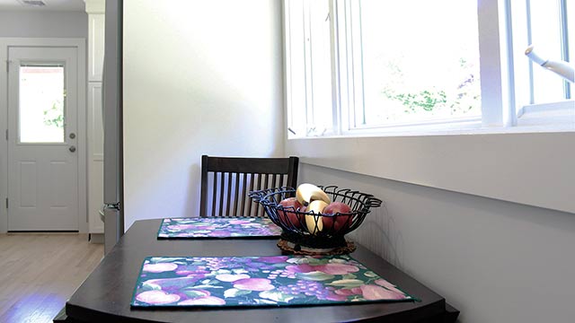 Interior photograph of a kitchen renovation in Niantic, Connecticut