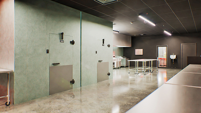 Interior of a Shah's Halal Food in Groton, Connecticut