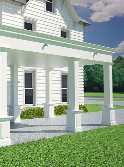 Carport in Canaan, Connecticut.