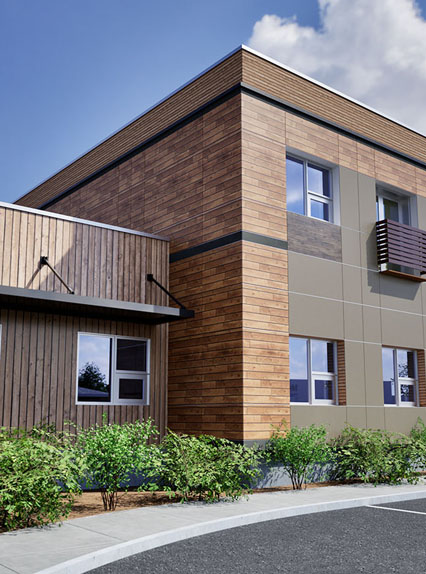 A multfamily residential development in New London, Connecticut.