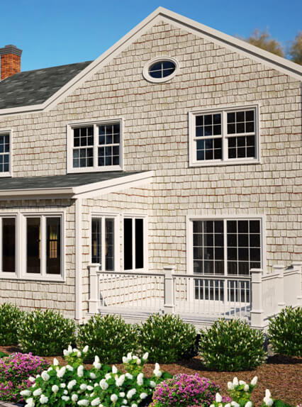 Beach house renovation in Niantic, Connecticut.