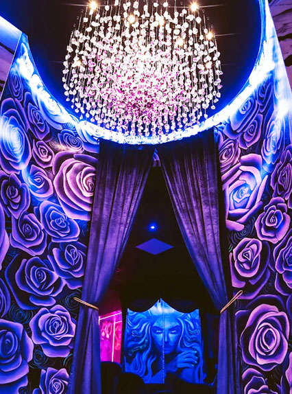 Interior of a Nightclub Renovation in Stamford, Connecticut.